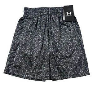 New Boys' Under Armour Basketball Shorts 8” Training UA Gray Size Youth XS - Picture 1 of 6