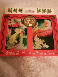 Coca-Cola Spielkarten in Dose Limited Edition 1996 Sammlerstücke  - Bild 1 von 5