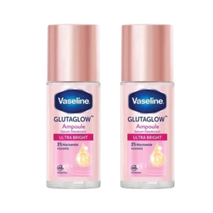 2x Vaseline Glutaglow Ultra Bright Deodorant Roll On Ampoule Serum Underarm 45ml - Picture 1 of 3