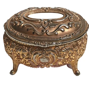 Vintage Ornate Jewellery Box - Picture 1 of 11