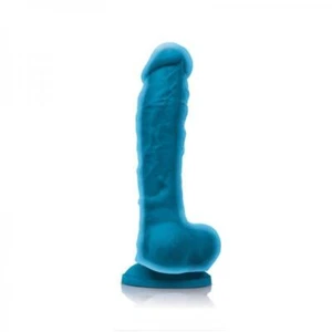 Colours Dual Density 8 Dildo - Blue - Picture 1 of 2