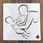 Cake Stencil Shatterproof Easy to Use Love Pregnant Diy Fondant Spray Template