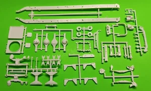 Kenworth W-925 Tractor 1/25 AMT Frame Chassis Front Axle Rear End Suspension Lot - Picture 1 of 8