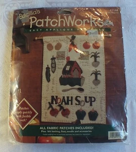 Bucilla's PatchWorks Easy Applique Project 41144 Noah Soup, unopened - Picture 1 of 3