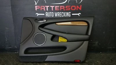 04 JAGUAR X-TYPE  PASSENGER RIGHT FRONT POWER INTERIOR DOOR TRIM PANEL BLACK LEG Foto 1 de 4