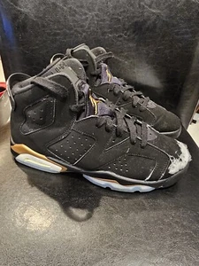 Nike Air Jordan 6 Retro DMP Black/Gold Youth Size 7 - Major Flaw - See Pics - Picture 1 of 19