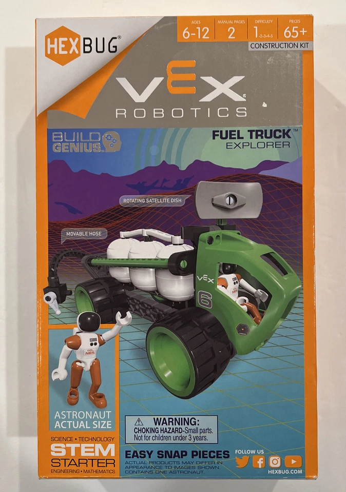 HEXBUG Vex Robotics Explorer Fuel Truck 65 Pcs