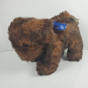 Vintage Kellytoy Brown And Black Puppy Dog Plush Stuffed Animal 11" Kelly Toy - Picture 1 of 9