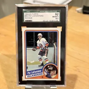 1984-85 Topps Pat Lafontaine🔥Rookie 🔥Sgc 8.5 - Picture 1 of 2