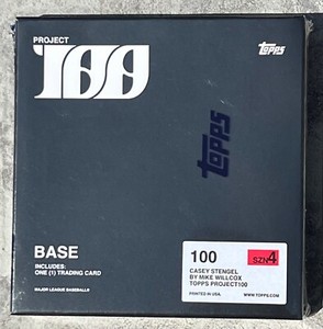 2023 Topps "Project 100" Casey Stengel by Mike Willcox #100_SEALED_Braves