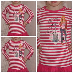 Shirt,T-Shirt,Langarmshirt,Mädchen,Pink/Weiß,104,110,116,128,134,140,146,152 - Bild 1 von 1