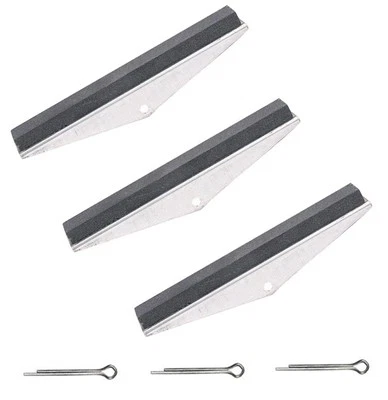 Juego de piedras de afilado cilíndrico 3 piezas 4" de largo piedras de repuesto grano 220 Foto 1 de 2