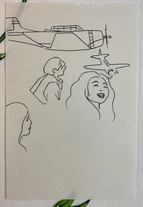 Alex Toth original sketch art - Picture 1 of 4