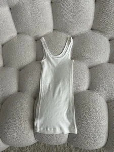 abercrombie kids, Girls Size S, Vintage Classic White Ribbed Tank Top - Picture 1 of 8