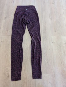 Lululemon Align 28" hoch geschnittene Yogahose Größe 2 dunkel Adobe Multi Tarnmuster - Bild 1 von 11