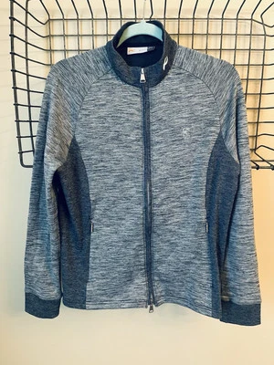 Chaqueta para mujer Kjus Lara Techwool azul cremallera completa mezcla de lana merino talla 42 XL Foto 1 de 4