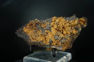 Jarosite on Goethite / Glory Hole, Gold Hill Mine, Utah / Rare Mineral Crystal S - Picture 1 of 5