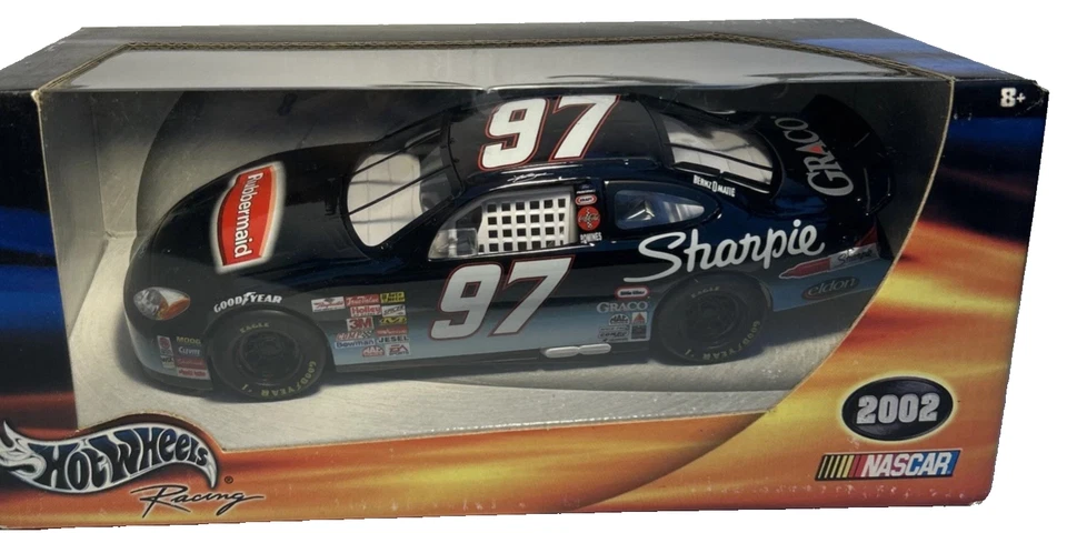 2002 Kurt Busch #97 Sharpie Rubbermaid 1:24 Diecast Hot Wheels FREE SHIPPING! - Image 1 of 1