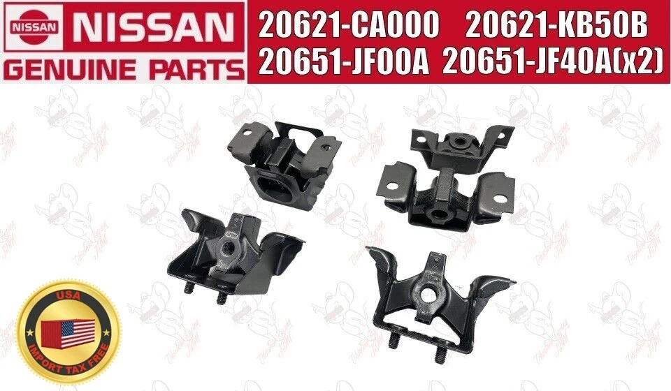 Nissan OEM MONTAJE, GOMA ESCAPE Juego Completo Original Foto 1 de 4