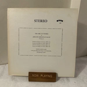 Marie-Claire Alain – Organ Works Of Bach, Vol 4 - Vinyl Record LP - VG+/VG+ - Picture 1 of 2