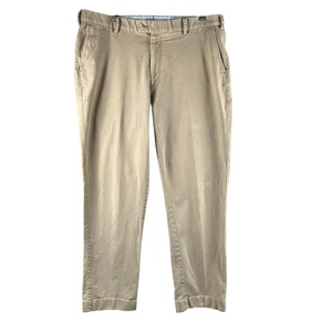 Peter Millar Hose Herren 38 Khaki Ultimativer Satin 38x30" Gerades Bein 5 Pocket - Bild 1 von 8