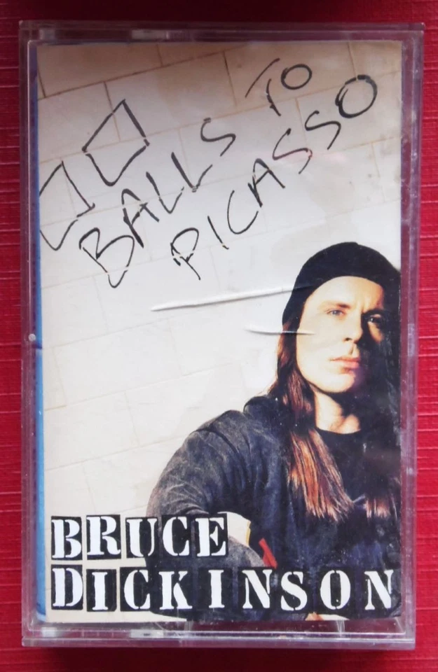 BRUCE DICKINSON- Balls To Picasso Cassette Tape (Mercury, 1994)      IRON MAIDEN Foto 1 de 1