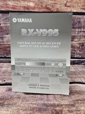 Yamaha RX-V995 Receptor AV Sonido Natural - Manual del Propietario - Original Foto 1 de 4