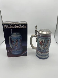Edición limitada 1992 equipo olímpico de invierno de EE. UU. cerveza piedra arbusto Anheuser - Imagen 1 de 9