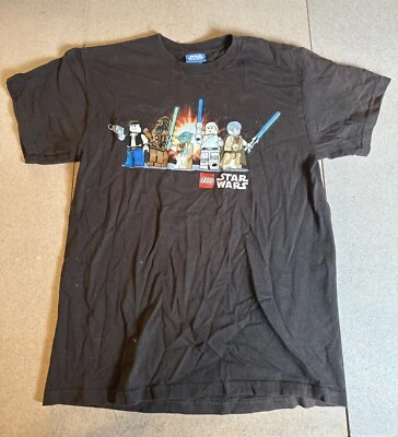 Коричневая рубашка с коротким рукавом LEGO Star Wars для мальчиков размер 14/16 - Изображение 1 из 3