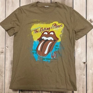 Old Navy Rolling Stones T-Shirt Men’s Large 60th Anniversary Tongue Logo Graphic - Picture 1 of 9