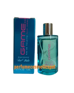 DAVIDOFF COOL WATER GAME MINIATURE MINI WOMEN .17 OZ 5 ML EAU DE TOILETTE SPLASH - Picture 1 of 1