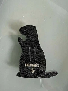 MINI ENCANTO HERMES PETIT H OTTER EN NEGRO - ¡NUEVO!¡! - Imagen 1 de 3