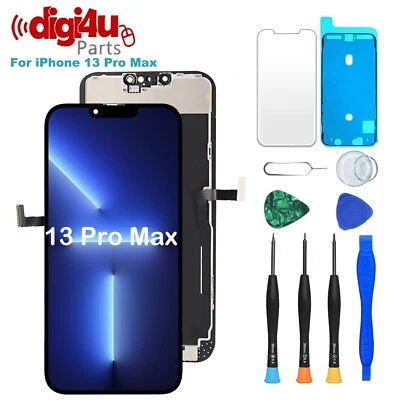 Screen Replacement For iPhone 13 Pro Max LCD Display Touch Digitizer Repair Kit - Image 1 of 4