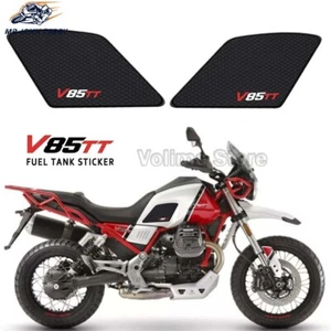 Non-Slip Side Fuel Tank Stickers Pad Rubber Sticker For Moto Guzzi V85TT V85 TT - Picture 1 of 5