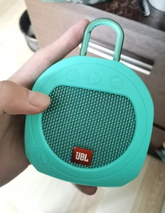 Carry Silicone Cover Case Bag Stand-up/Bandage For JBL Clip 4 Speaker Deep BLUE - Picture 1 of 15