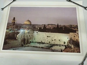 Vintage 1983 Bibilical Archäology Review Photo Print The Wailing Wall Jerusalem - Bild 1 von 5