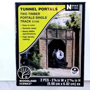 Portal de madera Woodland Scenics C1154 calibre N - Imagen 1 de 1