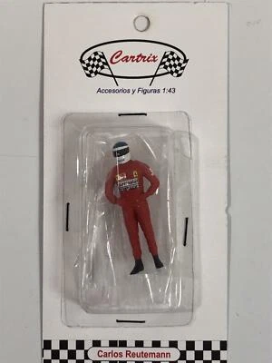 Carlos Reutemann Ferrari 1:43 Scale Racing Figure Cartrix CT05 - Image 1 of 2