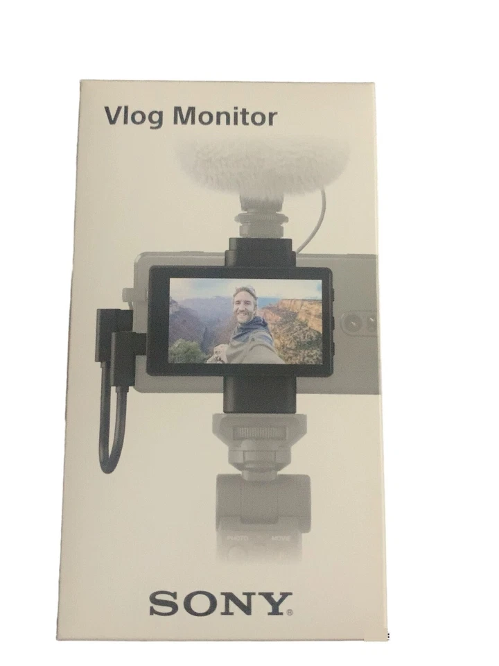 Sony Vlog Monitor with Mount and USB-C Cable for Xperia- XQZ-IV01 -OPEN BOX