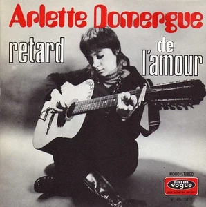 ARLETTE DOMERGUE RETARD / DE L'AMOUR FRENCH 45 SINGLE - Imagen 1 de 1