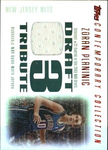 2003-04 Topps Contemporary Coll. Draft 03 Tribute Red Card #ZP Zoran Planinic