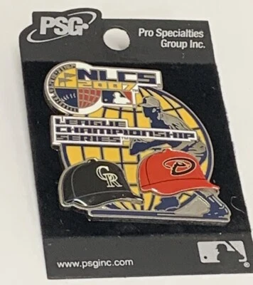 Colorado Rockies Vs Arizona Diamondbacks Pin  2008 Lapel Pin NLCS - Image 1 of 2