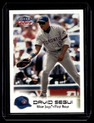 2000 Fleer Focus Error Purple Foil Missing 1/1 David Segui #210M Foto 1 de 2