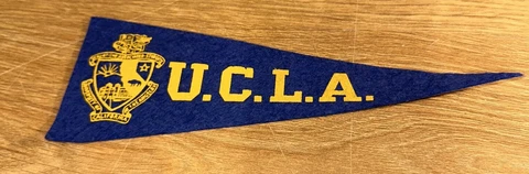 Vintage 50s Hormel Mini Pennant UCLA BRUINS University of California Los Angeles Cover