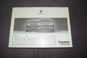 Betriebsanleitung Bedienungsanleitung ( Entwurf ) Porsche Cayenne Typ 9PA 2002 - Bild 1 von 12