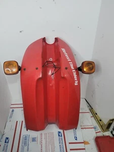 OEM LEG SHIELD 1986 1985 1984 Red Plastic Fender Front Honda Spree 50 Scooter - Picture 1 of 11