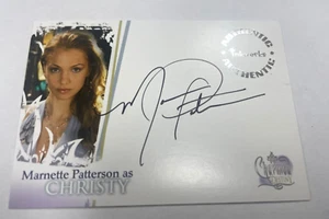 Marnette Patterson Christy Charmed: Destiny Auto Card Razor Sealed Uncirculated - Imagen 1 de 2