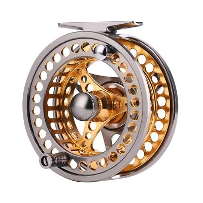 Sougayilang Fly Fishing Reel Large Arbor 2+1 BB with CNC-machined Aluminum Al... - Image 1 of 4