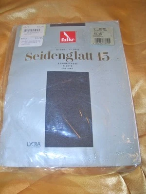 FALKE Seidenglatt 15 DEN Glanz Nylons Feinstrumpfhose Gr. 48-50 XL graphit OVP - Bild 1 von 2