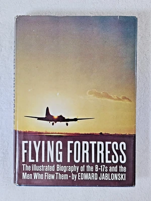 VTG 1965 Flying Fortress WWII B-17 Book – Veteran Signed Copy + Airshow Photos - Image 1 of 4